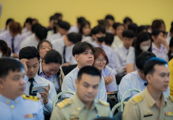 ภาพกิจกรรม  คณะวิทยาศาสตร์และเทคโนโลยี พิธีถวายพานพุ่มสักการะ “พระบิดาแห่งวิทยาศาสตร์ไทย” และพิธีมอบรางวัลเชิดชูเกียรติ งานสัปดาห์วิทยาศาสตร์แห่งชาติ ส่วนภูมิภาค ประจำปี 2567