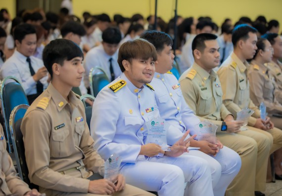 ภาพกิจกรรม  คณะวิทยาศาสตร์และเทคโนโลยี พิธีถวายพานพุ่มสักการะ “พระบิดาแห่งวิทยาศาสตร์ไทย” และพิธีมอบรางวัลเชิดชูเกียรติ งานสัปดาห์วิทยาศาสตร์แห่งชาติ ส่วนภูมิภาค ประจำปี 2567