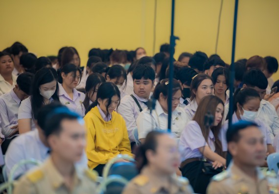 ภาพกิจกรรม  คณะวิทยาศาสตร์และเทคโนโลยี พิธีถวายพานพุ่มสักการะ “พระบิดาแห่งวิทยาศาสตร์ไทย” และพิธีมอบรางวัลเชิดชูเกียรติ งานสัปดาห์วิทยาศาสตร์แห่งชาติ ส่วนภูมิภาค ประจำปี 2567