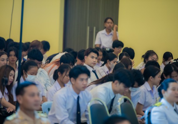 ภาพกิจกรรม  คณะวิทยาศาสตร์และเทคโนโลยี พิธีถวายพานพุ่มสักการะ “พระบิดาแห่งวิทยาศาสตร์ไทย” และพิธีมอบรางวัลเชิดชูเกียรติ งานสัปดาห์วิทยาศาสตร์แห่งชาติ ส่วนภูมิภาค ประจำปี 2567