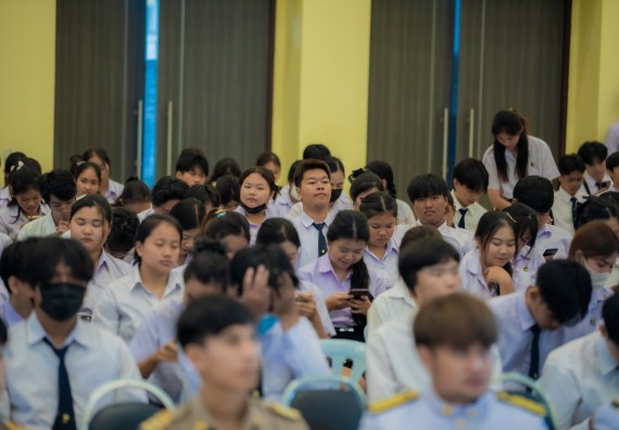 ภาพกิจกรรม  คณะวิทยาศาสตร์และเทคโนโลยี พิธีถวายพานพุ่มสักการะ “พระบิดาแห่งวิทยาศาสตร์ไทย” และพิธีมอบรางวัลเชิดชูเกียรติ งานสัปดาห์วิทยาศาสตร์แห่งชาติ ส่วนภูมิภาค ประจำปี 2567