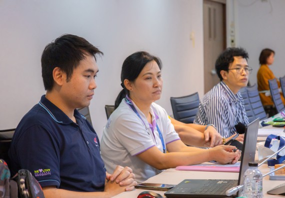 ภาพกิจกรรม  โปรแกรมวิชาเคมี คณะวิทยาศาสตร์และเทคโนโลยี มหาวิทยาลัยราชภัฏกำแพงเพชร รับการตรวจประเมินและรับรองห้องปฏิบัติการปลอดภัยในรูปแบบ Peer Evaluation