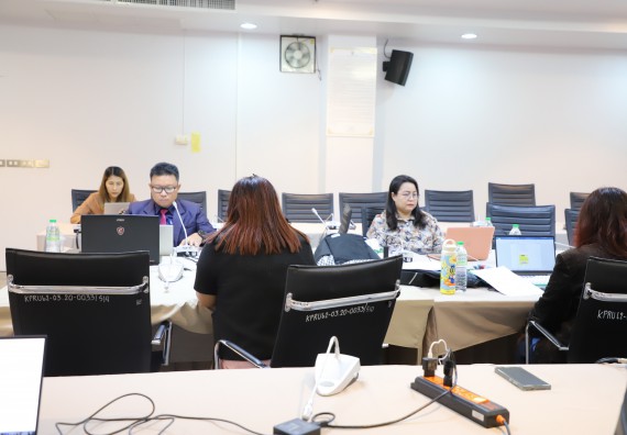 ภาพกิจกรรม  หลักสูตรครุศาสตรบัณฑิต สาขาวิชาเคมี คณะวิทยาศาสตร์และเทคโนโลยี จัดกิจกรรมตรวจประเมินคุณภาพภายในตามเกณฑ์ AUN-QA หลักสูตรสาขาวิชาเคมี (ค.บ.)