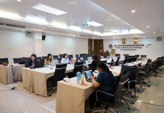 ภาพกิจกรรม  หลักสูตรครุศาสตรบัณฑิต สาขาวิชาเคมี คณะวิทยาศาสตร์และเทคโนโลยี จัดกิจกรรมตรวจประเมินคุณภาพภายในตามเกณฑ์ AUN-QA หลักสูตรสาขาวิชาเคมี (ค.บ.)