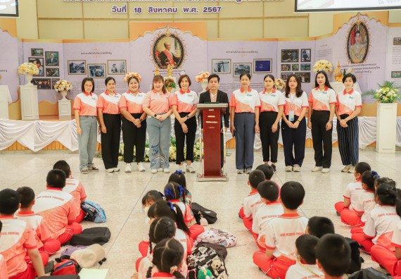 ภาพกิจกรรม  คณะวิทยาศาสตร์และเทคโนโลยี มหาวิทยาลัยราชภัฏกำแพงเพชร ร่วมกับโรงเรียนอนุบาลกำแพงเพชร จัดโครงการฝึกทักษะเพื่อพัฒนาอัจฉริยภาพวิทยาศาสตร์ กิจกรรมค่าย STEM ศึกษา