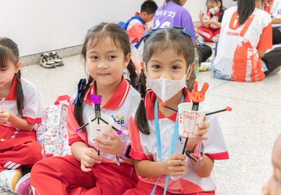 ภาพกิจกรรม  คณะวิทยาศาสตร์และเทคโนโลยี มหาวิทยาลัยราชภัฏกำแพงเพชร ร่วมกับโรงเรียนอนุบาลกำแพงเพชร จัดโครงการฝึกทักษะเพื่อพัฒนาอัจฉริยภาพวิทยาศาสตร์ กิจกรรมค่าย STEM ศึกษา