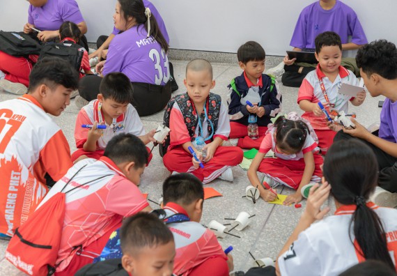 ภาพกิจกรรม  คณะวิทยาศาสตร์และเทคโนโลยี มหาวิทยาลัยราชภัฏกำแพงเพชร ร่วมกับโรงเรียนอนุบาลกำแพงเพชร จัดโครงการฝึกทักษะเพื่อพัฒนาอัจฉริยภาพวิทยาศาสตร์ กิจกรรมค่าย STEM ศึกษา