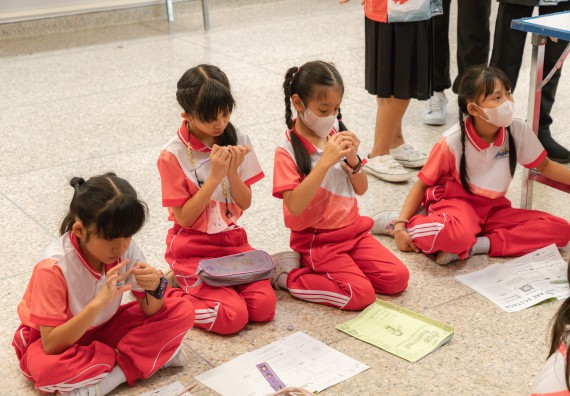 ภาพกิจกรรม  คณะวิทยาศาสตร์และเทคโนโลยี มหาวิทยาลัยราชภัฏกำแพงเพชร ร่วมกับโรงเรียนอนุบาลกำแพงเพชร จัดโครงการฝึกทักษะเพื่อพัฒนาอัจฉริยภาพวิทยาศาสตร์ กิจกรรมค่าย STEM ศึกษา