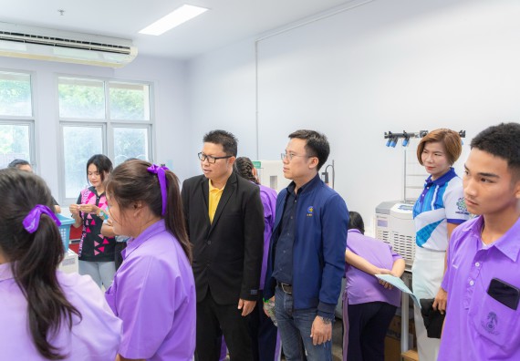 คณะวิทยาศาสตร์และเทคโนโลยี มหาวิทยาลัยราชภัฏกำแพงเพชร ร่วมกับกลุ่มสาระการเรียนรู้วิทยาศาสตร์และเทคโนโลยี โรงเรียนขาณุวิทยา จัดกิจกรรมการอบรมเชิงปฏิบัติการบูรณาการความรู้วิทยาศาสตร์