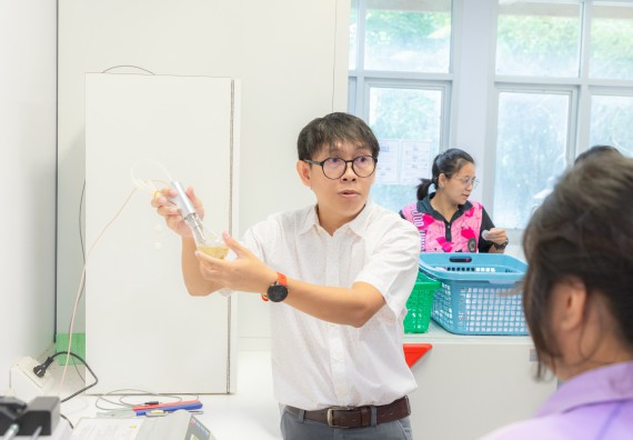 คณะวิทยาศาสตร์และเทคโนโลยี มหาวิทยาลัยราชภัฏกำแพงเพชร ร่วมกับกลุ่มสาระการเรียนรู้วิทยาศาสตร์และเทคโนโลยี โรงเรียนขาณุวิทยา จัดกิจกรรมการอบรมเชิงปฏิบัติการบูรณาการความรู้วิทยาศาสตร์