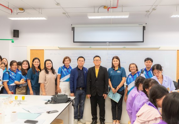 คณะวิทยาศาสตร์และเทคโนโลยี มหาวิทยาลัยราชภัฏกำแพงเพชร ร่วมกับกลุ่มสาระการเรียนรู้วิทยาศาสตร์และเทคโนโลยี โรงเรียนขาณุวิทยา จัดกิจกรรมการอบรมเชิงปฏิบัติการบูรณาการความรู้วิทยาศาสตร์