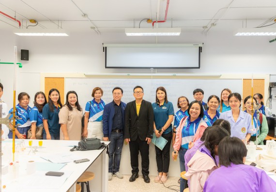 คณะวิทยาศาสตร์และเทคโนโลยี มหาวิทยาลัยราชภัฏกำแพงเพชร ร่วมกับกลุ่มสาระการเรียนรู้วิทยาศาสตร์และเทคโนโลยี โรงเรียนขาณุวิทยา จัดกิจกรรมการอบรมเชิงปฏิบัติการบูรณาการความรู้วิทยาศาสตร์