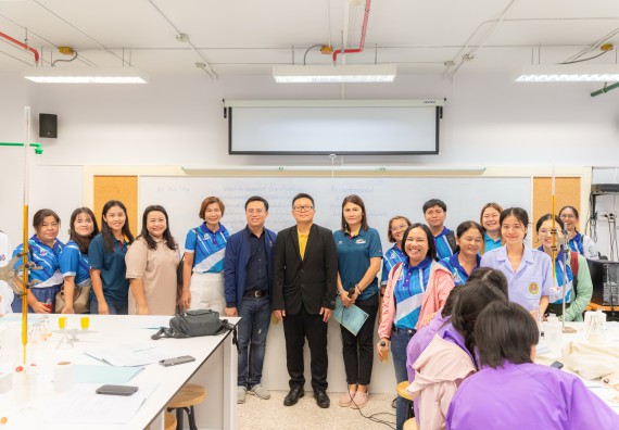 คณะวิทยาศาสตร์และเทคโนโลยี มหาวิทยาลัยราชภัฏกำแพงเพชร ร่วมกับกลุ่มสาระการเรียนรู้วิทยาศาสตร์และเทคโนโลยี โรงเรียนขาณุวิทยา จัดกิจกรรมการอบรมเชิงปฏิบัติการบูรณาการความรู้วิทยาศาสตร์