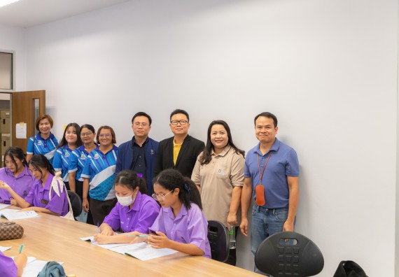 คณะวิทยาศาสตร์และเทคโนโลยี มหาวิทยาลัยราชภัฏกำแพงเพชร ร่วมกับกลุ่มสาระการเรียนรู้วิทยาศาสตร์และเทคโนโลยี โรงเรียนขาณุวิทยา จัดกิจกรรมการอบรมเชิงปฏิบัติการบูรณาการความรู้วิทยาศาสตร์