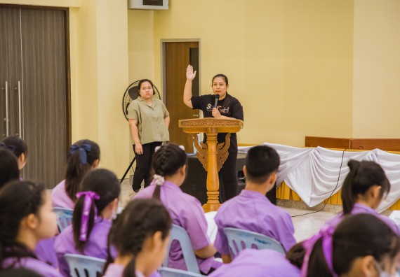 คณะวิทยาศาสตร์และเทคโนโลยี มหาวิทยาลัยราชภัฏกำแพงเพชร ร่วมกับกลุ่มสาระการเรียนรู้วิทยาศาสตร์และเทคโนโลยี โรงเรียนขาณุวิทยา จัดกิจกรรมการอบรมเชิงปฏิบัติการบูรณาการความรู้วิทยาศาสตร์