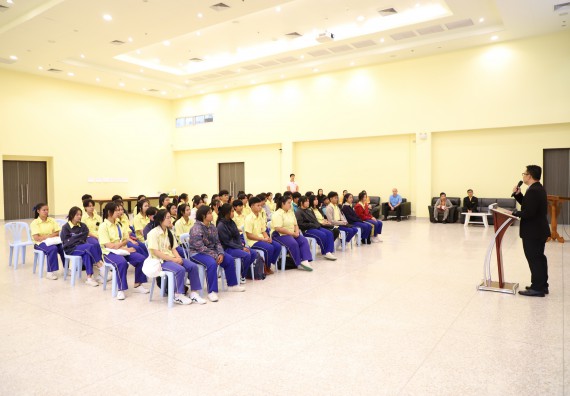 ภาพกิจกรรม  คณะวิทยาศาสตร์และเทคโนโลยี มหาวิทยาลัยราชภัฏกำแพงเพชร ร่วมกับโรงเรียนบ่อแก้ววิทยา จัดโครงการค่ายวิทยาศาสตร์