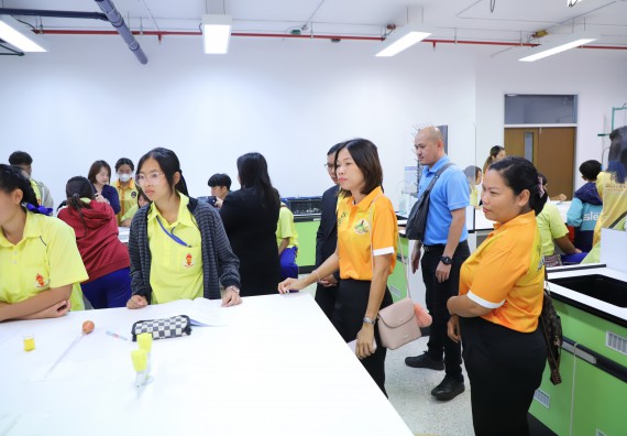 ภาพกิจกรรม  คณะวิทยาศาสตร์และเทคโนโลยี มหาวิทยาลัยราชภัฏกำแพงเพชร ร่วมกับโรงเรียนบ่อแก้ววิทยา จัดโครงการค่ายวิทยาศาสตร์