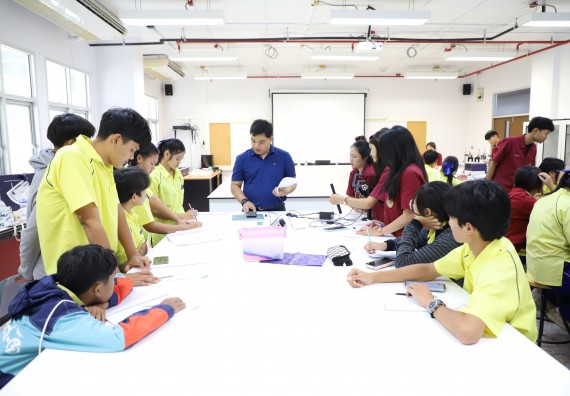 ภาพกิจกรรม  คณะวิทยาศาสตร์และเทคโนโลยี มหาวิทยาลัยราชภัฏกำแพงเพชร ร่วมกับโรงเรียนบ่อแก้ววิทยา จัดโครงการค่ายวิทยาศาสตร์