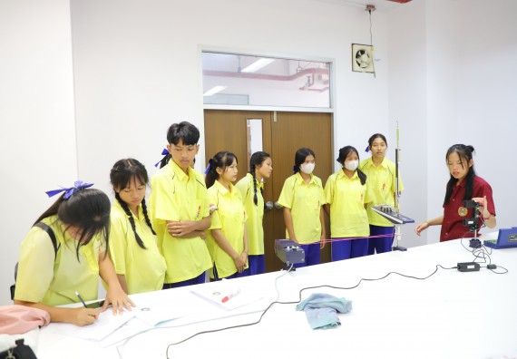 ภาพกิจกรรม  คณะวิทยาศาสตร์และเทคโนโลยี มหาวิทยาลัยราชภัฏกำแพงเพชร ร่วมกับโรงเรียนบ่อแก้ววิทยา จัดโครงการค่ายวิทยาศาสตร์