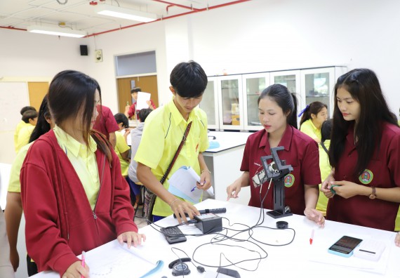 ภาพกิจกรรม  คณะวิทยาศาสตร์และเทคโนโลยี มหาวิทยาลัยราชภัฏกำแพงเพชร ร่วมกับโรงเรียนบ่อแก้ววิทยา จัดโครงการค่ายวิทยาศาสตร์