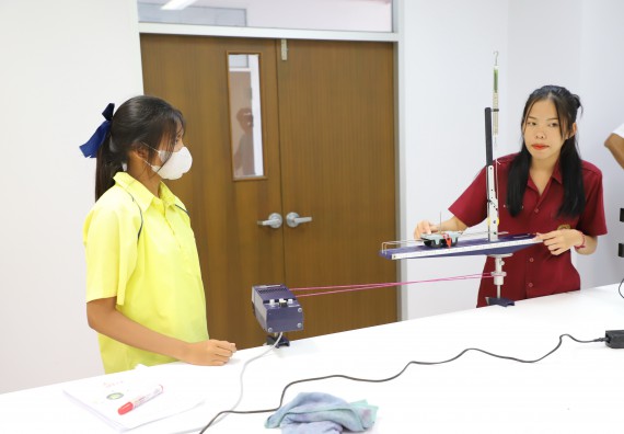 ภาพกิจกรรม  คณะวิทยาศาสตร์และเทคโนโลยี มหาวิทยาลัยราชภัฏกำแพงเพชร ร่วมกับโรงเรียนบ่อแก้ววิทยา จัดโครงการค่ายวิทยาศาสตร์