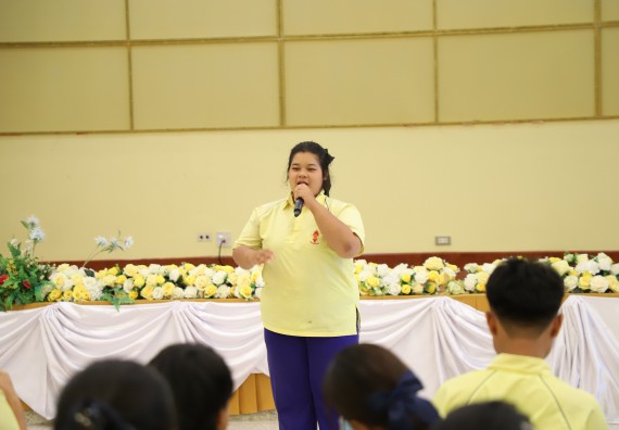 ภาพกิจกรรม  คณะวิทยาศาสตร์และเทคโนโลยี มหาวิทยาลัยราชภัฏกำแพงเพชร ร่วมกับโรงเรียนบ่อแก้ววิทยา จัดโครงการค่ายวิทยาศาสตร์