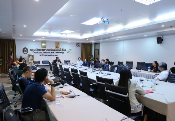 ภาพกิจกรรม  คณะวิทยาศาสตร์และเทคโนโลยี กำหนดจัดประชุมคณะกรรมการดำเนินงานสัปดาห์วิทยาศาสตร์ แห่งชาติ ส่วนภูมิภาค ประจำปี 2567