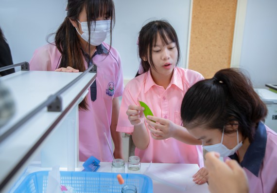 ภาพกิจกรรม  คณะวิทยาศาสตร์และเทคโนโลยี มหาวิทยาลัยราชภัฏกำแพงเพชร ร่วมกับกลุ่มสาระการเรียนรู้ภาษาต่างประเทศ โรงเรียนพิจิตรพิทยาคม จัดโครงการพัฒนาผู้เรียนมีผลสัมฤทธิ์ทางวิชาการ