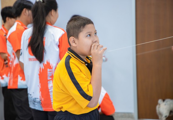 ภาพกิจกรรม  คณะวิทยาศาสตร์และเทคโนโลยี มหาวิทยาลัยราชภัฏกำแพงเพชร ร่วมกับโรงเรียนเทศบาล 2 (วัดทุ่งสวน) สังกัดเทศบาลเมืองกำแพงเพชร จัดกิจกรรมค่ายปฏิบัติการทางวิทยาศาสตร์