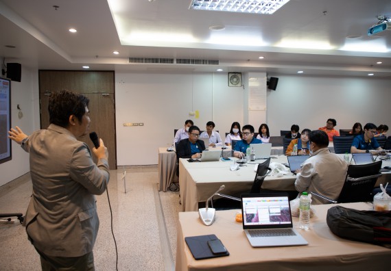 ภาพกิจกรรม  คณะวิทยาศาสตร์และเทคโนโลยี มหาวิทยาลัยราชภัฏกำแพงเพชร จัดกิจกรรมอบรมเชิงปฏิบัติการ เรื่อง การจัดการงานและโครงการด้วยเทคโนโลยีดิจิทัล