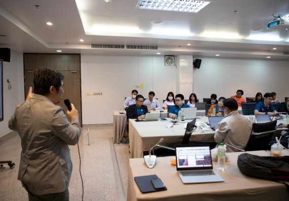 ภาพกิจกรรม  คณะวิทยาศาสตร์และเทคโนโลยี มหาวิทยาลัยราชภัฏกำแพงเพชร จัดกิจกรรมอบรมเชิงปฏิบัติการ เรื่อง การจัดการงานและโครงการด้วยเทคโนโลยีดิจิทัล