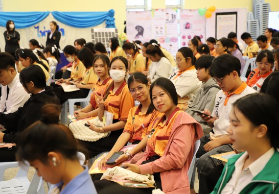 ภาพกิจกรรม  โปรแกรมวิชาสาธารณสุขศาสตร์ คณะวิทยาศาสตร์และเทคโนโลยี มหาวิทยาลัยราชภัฏกำแพงเพชร ได้จัดกิจกรรมการสัมมนาในหัวข้อ “เข้าใจสุขภาพจิต พิชิตสุขภาพใจ”