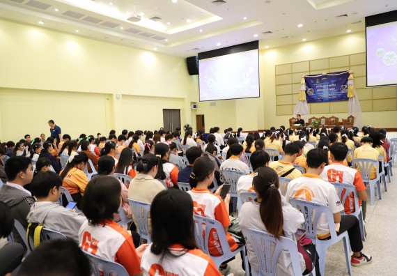 ภาพกิจกรรม  โปรแกรมวิชาสาธารณสุขศาสตร์ คณะวิทยาศาสตร์และเทคโนโลยี มหาวิทยาลัยราชภัฏกำแพงเพชร ได้จัดกิจกรรมการสัมมนาในหัวข้อ “เข้าใจสุขภาพจิต พิชิตสุขภาพใจ”