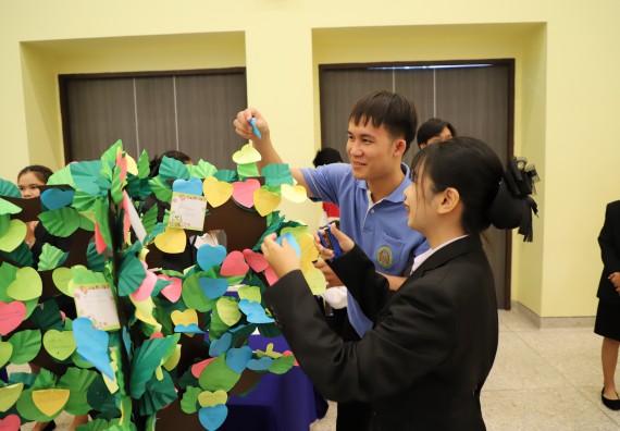 ภาพกิจกรรม  โปรแกรมวิชาสาธารณสุขศาสตร์ คณะวิทยาศาสตร์และเทคโนโลยี มหาวิทยาลัยราชภัฏกำแพงเพชร ได้จัดกิจกรรมการสัมมนาในหัวข้อ “เข้าใจสุขภาพจิต พิชิตสุขภาพใจ”