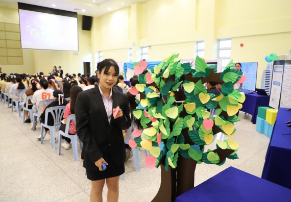 ภาพกิจกรรม  โปรแกรมวิชาสาธารณสุขศาสตร์ คณะวิทยาศาสตร์และเทคโนโลยี มหาวิทยาลัยราชภัฏกำแพงเพชร ได้จัดกิจกรรมการสัมมนาในหัวข้อ “เข้าใจสุขภาพจิต พิชิตสุขภาพใจ”