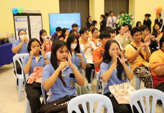 ภาพกิจกรรม  โปรแกรมวิชาสาธารณสุขศาสตร์ คณะวิทยาศาสตร์และเทคโนโลยี มหาวิทยาลัยราชภัฏกำแพงเพชร ได้จัดกิจกรรมการสัมมนาในหัวข้อ “เข้าใจสุขภาพจิต พิชิตสุขภาพใจ”