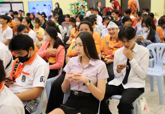 ภาพกิจกรรม  โปรแกรมวิชาสาธารณสุขศาสตร์ คณะวิทยาศาสตร์และเทคโนโลยี มหาวิทยาลัยราชภัฏกำแพงเพชร ได้จัดกิจกรรมการสัมมนาในหัวข้อ “เข้าใจสุขภาพจิต พิชิตสุขภาพใจ”