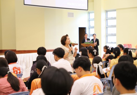 ภาพกิจกรรม  โปรแกรมวิชาสาธารณสุขศาสตร์ คณะวิทยาศาสตร์และเทคโนโลยี มหาวิทยาลัยราชภัฏกำแพงเพชร ได้จัดกิจกรรมการสัมมนาในหัวข้อ “เข้าใจสุขภาพจิต พิชิตสุขภาพใจ”