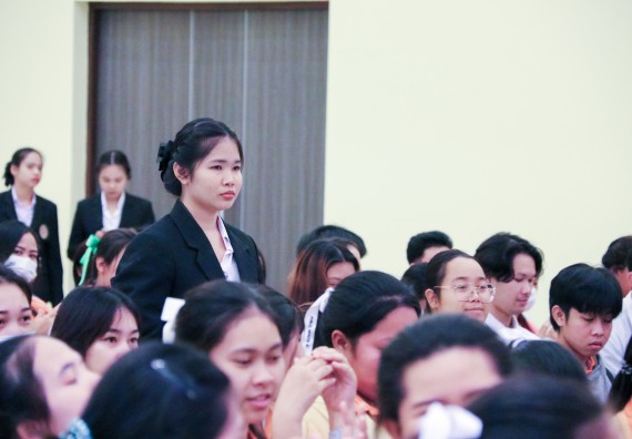 ภาพกิจกรรม  โปรแกรมวิชาสาธารณสุขศาสตร์ คณะวิทยาศาสตร์และเทคโนโลยี มหาวิทยาลัยราชภัฏกำแพงเพชร ได้จัดกิจกรรมการสัมมนาในหัวข้อ “เข้าใจสุขภาพจิต พิชิตสุขภาพใจ”