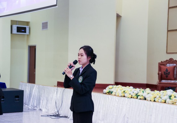 ภาพกิจกรรม  โปรแกรมวิชาสาธารณสุขศาสตร์ คณะวิทยาศาสตร์และเทคโนโลยี มหาวิทยาลัยราชภัฏกำแพงเพชร ได้จัดกิจกรรมการสัมมนาในหัวข้อ “เข้าใจสุขภาพจิต พิชิตสุขภาพใจ”