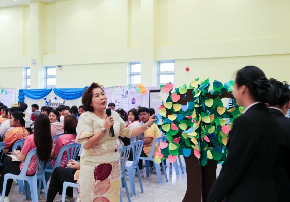 ภาพกิจกรรม  โปรแกรมวิชาสาธารณสุขศาสตร์ คณะวิทยาศาสตร์และเทคโนโลยี มหาวิทยาลัยราชภัฏกำแพงเพชร ได้จัดกิจกรรมการสัมมนาในหัวข้อ “เข้าใจสุขภาพจิต พิชิตสุขภาพใจ”