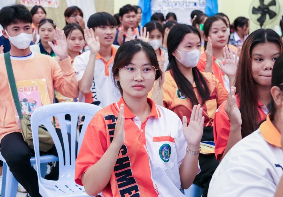 ภาพกิจกรรม  โปรแกรมวิชาสาธารณสุขศาสตร์ คณะวิทยาศาสตร์และเทคโนโลยี มหาวิทยาลัยราชภัฏกำแพงเพชร ได้จัดกิจกรรมการสัมมนาในหัวข้อ “เข้าใจสุขภาพจิต พิชิตสุขภาพใจ”