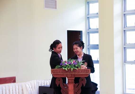 ภาพกิจกรรม  โปรแกรมวิชาสาธารณสุขศาสตร์ คณะวิทยาศาสตร์และเทคโนโลยี มหาวิทยาลัยราชภัฏกำแพงเพชร ได้จัดกิจกรรมการสัมมนาในหัวข้อ “เข้าใจสุขภาพจิต พิชิตสุขภาพใจ”