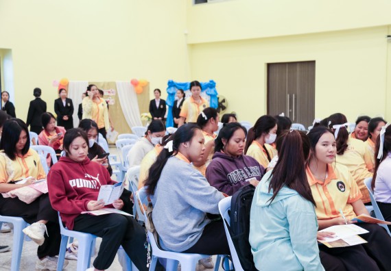 ภาพกิจกรรม  โปรแกรมวิชาสาธารณสุขศาสตร์ คณะวิทยาศาสตร์และเทคโนโลยี มหาวิทยาลัยราชภัฏกำแพงเพชร ได้จัดกิจกรรมการสัมมนาในหัวข้อ “เข้าใจสุขภาพจิต พิชิตสุขภาพใจ”