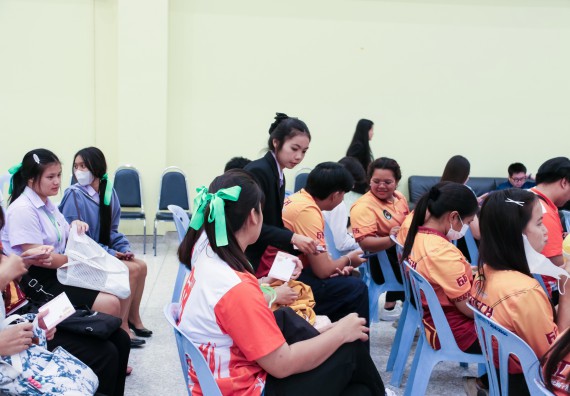 ภาพกิจกรรม  โปรแกรมวิชาสาธารณสุขศาสตร์ คณะวิทยาศาสตร์และเทคโนโลยี มหาวิทยาลัยราชภัฏกำแพงเพชร ได้จัดกิจกรรมการสัมมนาในหัวข้อ “เข้าใจสุขภาพจิต พิชิตสุขภาพใจ”