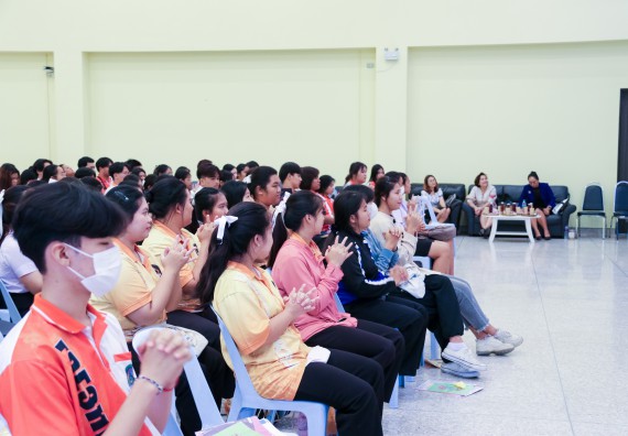 ภาพกิจกรรม  โปรแกรมวิชาสาธารณสุขศาสตร์ คณะวิทยาศาสตร์และเทคโนโลยี มหาวิทยาลัยราชภัฏกำแพงเพชร ได้จัดกิจกรรมการสัมมนาในหัวข้อ “เข้าใจสุขภาพจิต พิชิตสุขภาพใจ”