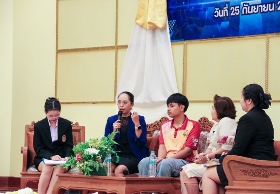 ภาพกิจกรรม  โปรแกรมวิชาสาธารณสุขศาสตร์ คณะวิทยาศาสตร์และเทคโนโลยี มหาวิทยาลัยราชภัฏกำแพงเพชร ได้จัดกิจกรรมการสัมมนาในหัวข้อ “เข้าใจสุขภาพจิต พิชิตสุขภาพใจ”