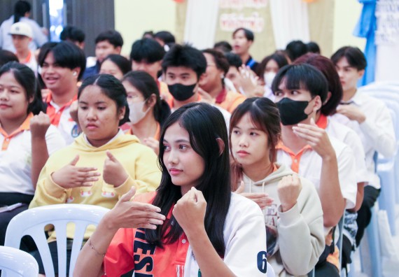 ภาพกิจกรรม  โปรแกรมวิชาสาธารณสุขศาสตร์ คณะวิทยาศาสตร์และเทคโนโลยี มหาวิทยาลัยราชภัฏกำแพงเพชร ได้จัดกิจกรรมการสัมมนาในหัวข้อ “เข้าใจสุขภาพจิต พิชิตสุขภาพใจ”