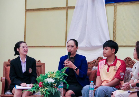 ภาพกิจกรรม  โปรแกรมวิชาสาธารณสุขศาสตร์ คณะวิทยาศาสตร์และเทคโนโลยี มหาวิทยาลัยราชภัฏกำแพงเพชร ได้จัดกิจกรรมการสัมมนาในหัวข้อ “เข้าใจสุขภาพจิต พิชิตสุขภาพใจ”