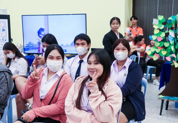 ภาพกิจกรรม  โปรแกรมวิชาสาธารณสุขศาสตร์ คณะวิทยาศาสตร์และเทคโนโลยี มหาวิทยาลัยราชภัฏกำแพงเพชร ได้จัดกิจกรรมการสัมมนาในหัวข้อ “เข้าใจสุขภาพจิต พิชิตสุขภาพใจ”